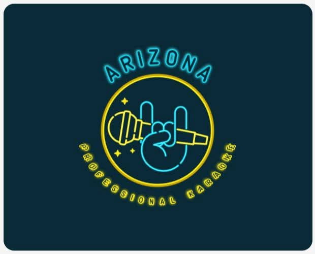 AZ Karaoke DJ Hand Logo